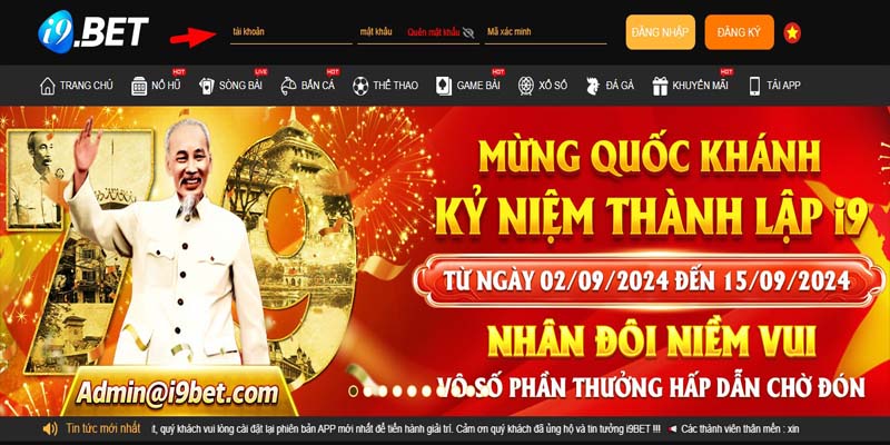 Tiến hành đăng nhập tại nhà cái đơn giản